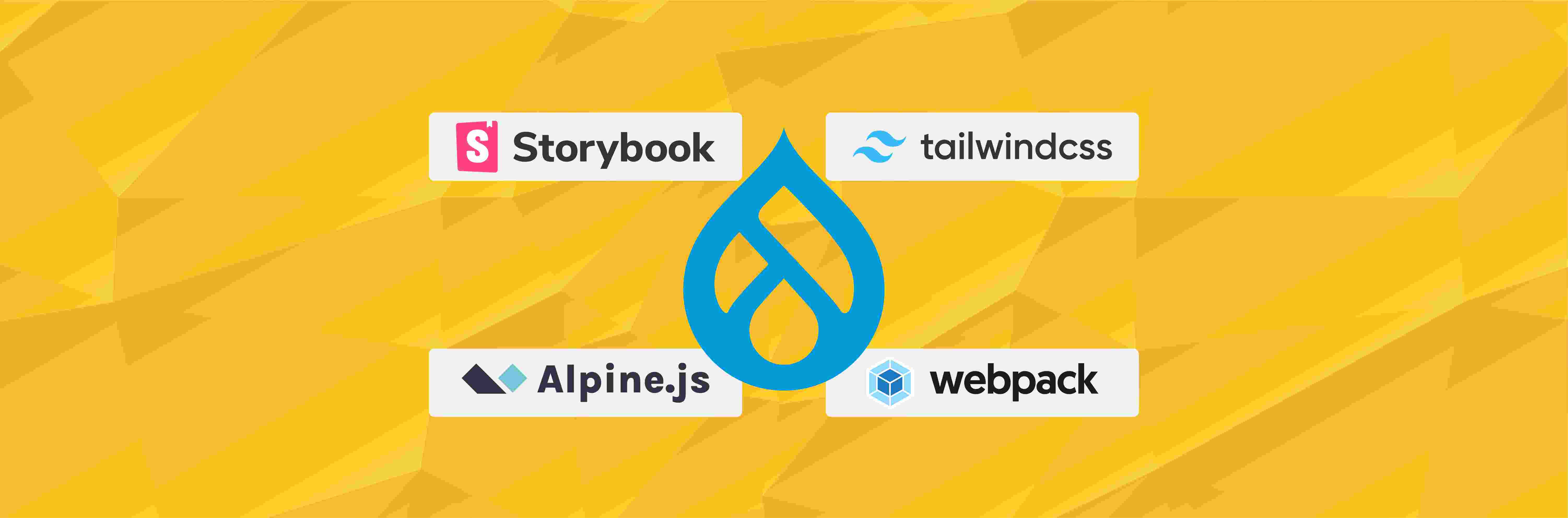 storybook, tailwind css, alpine js, drupal, webpack_0